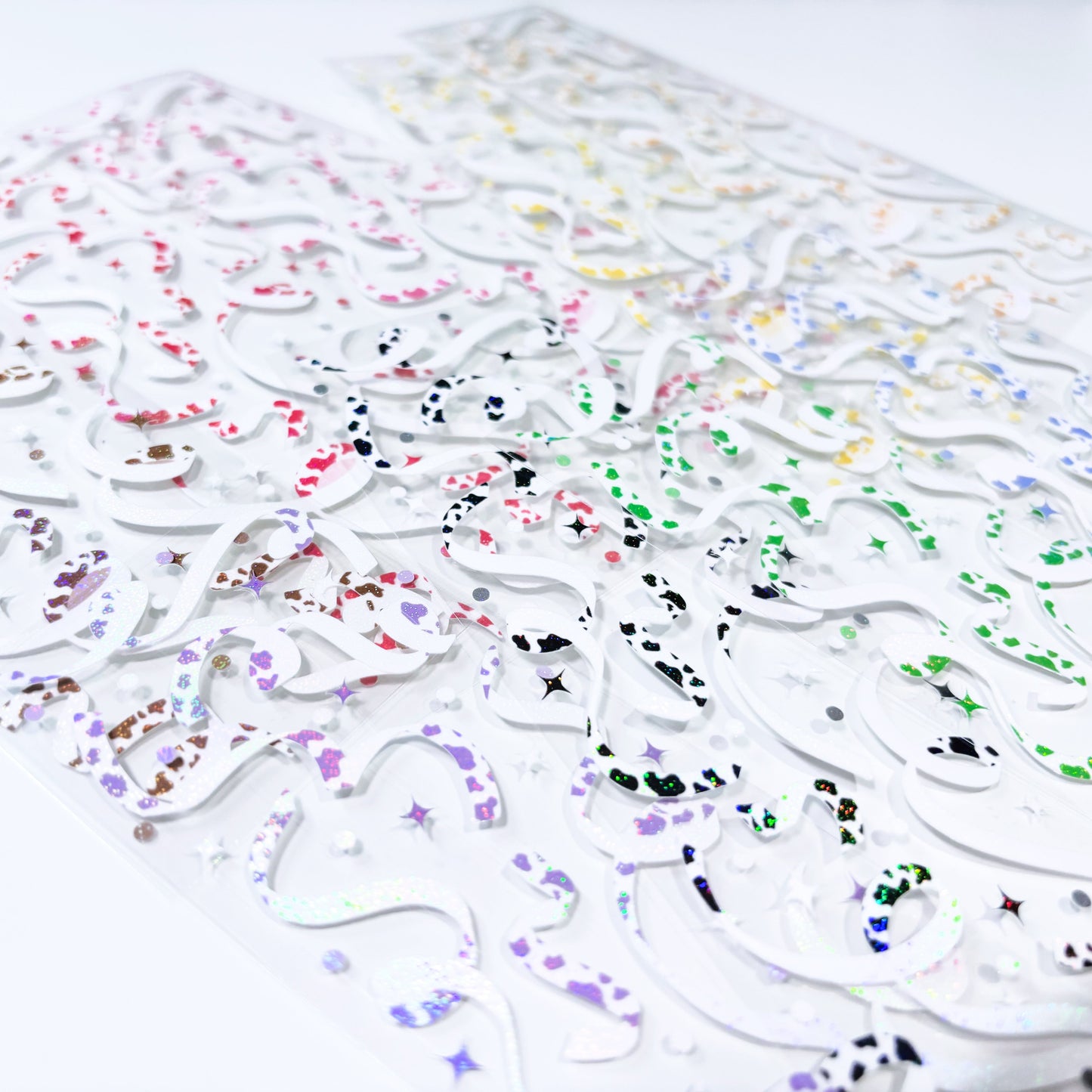 borahstudio Cow Print Confetti Deco Stickers (9 colors)