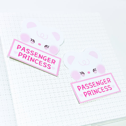[borahstudio] "Passenger Princess" Honey Die Cut Sticker