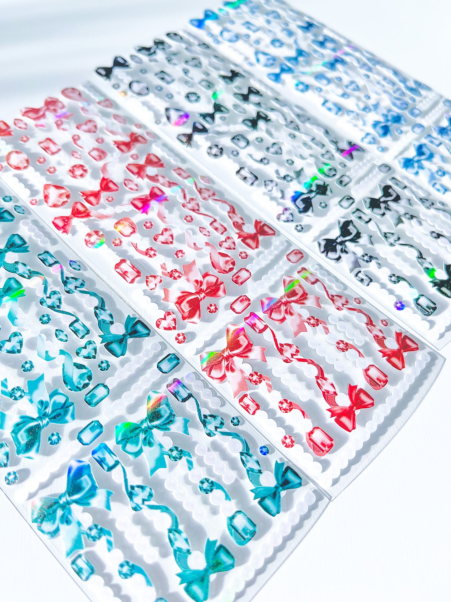 Dark Princess Jewel Drops Deco Sticker (4 colors)