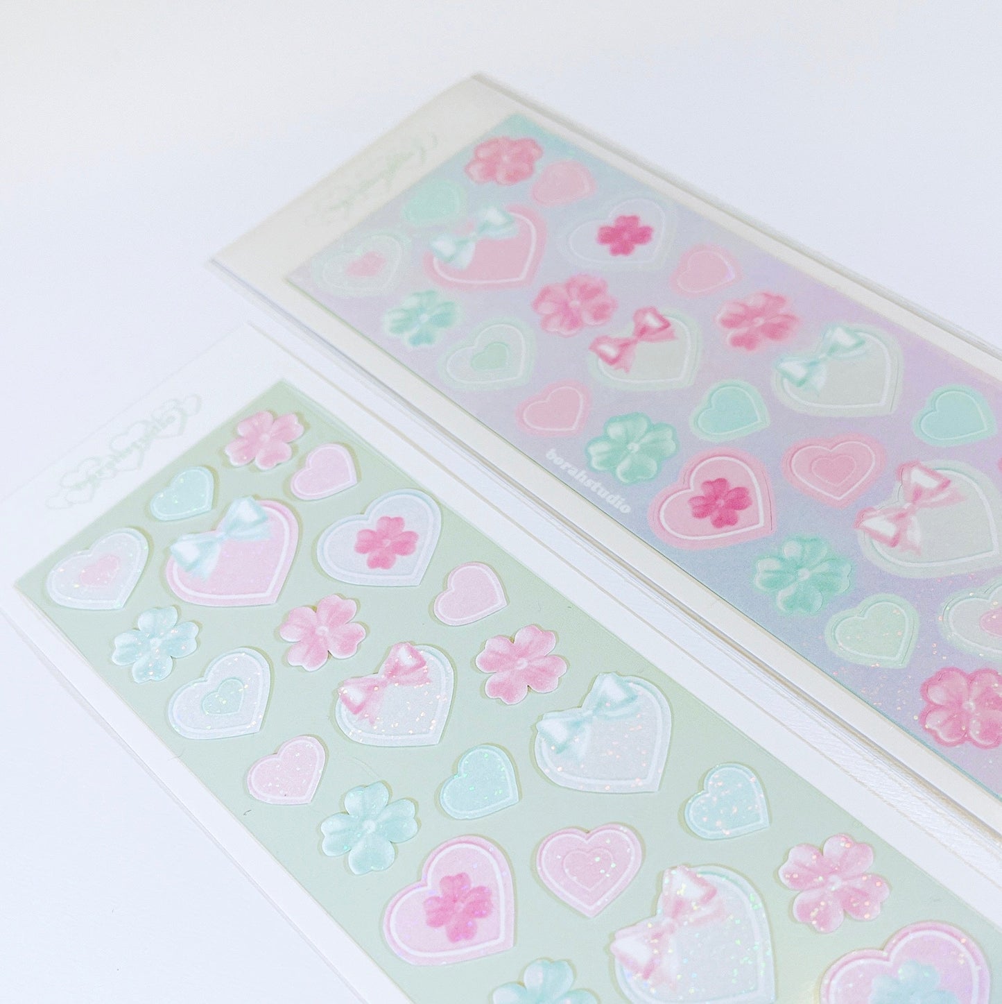 Clover Hearts Deco Sticker