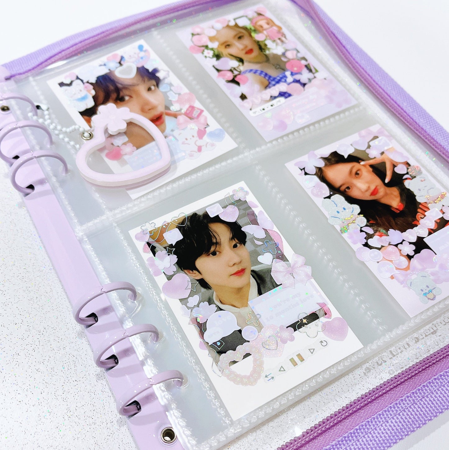 A5 Glitter Photocard/Polco Binder