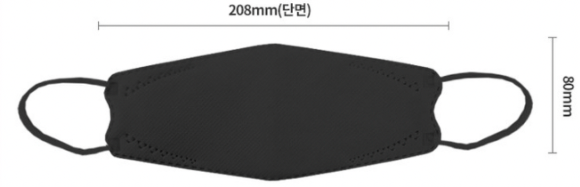 KF94 Mask Black (SINGLE)