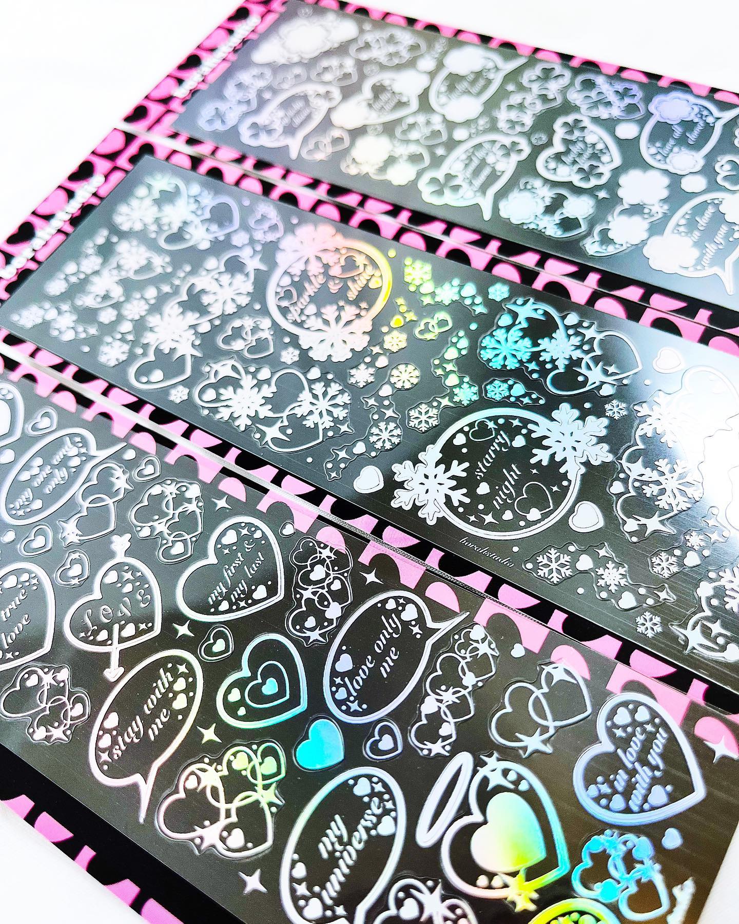 Aurora Text Bubble (Foil Sticker)