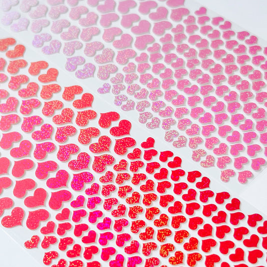 borahstudio Hearts V2 Deco Stickers (8 colors)