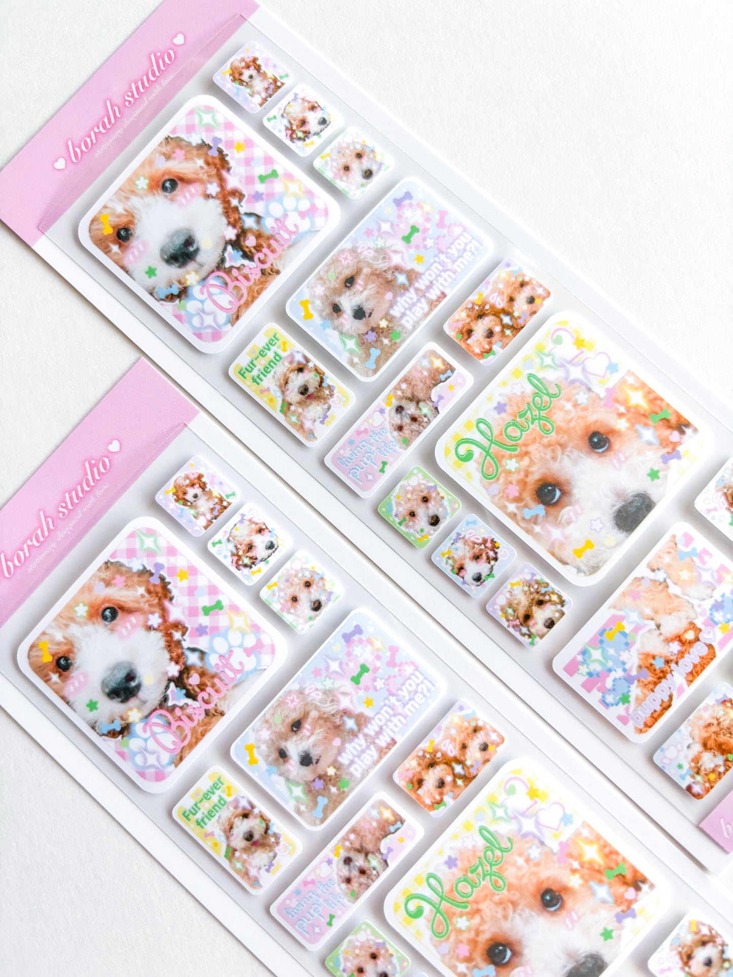 [borahstudio] Biscuit & Hazel 01 Deco Sticker Sheet