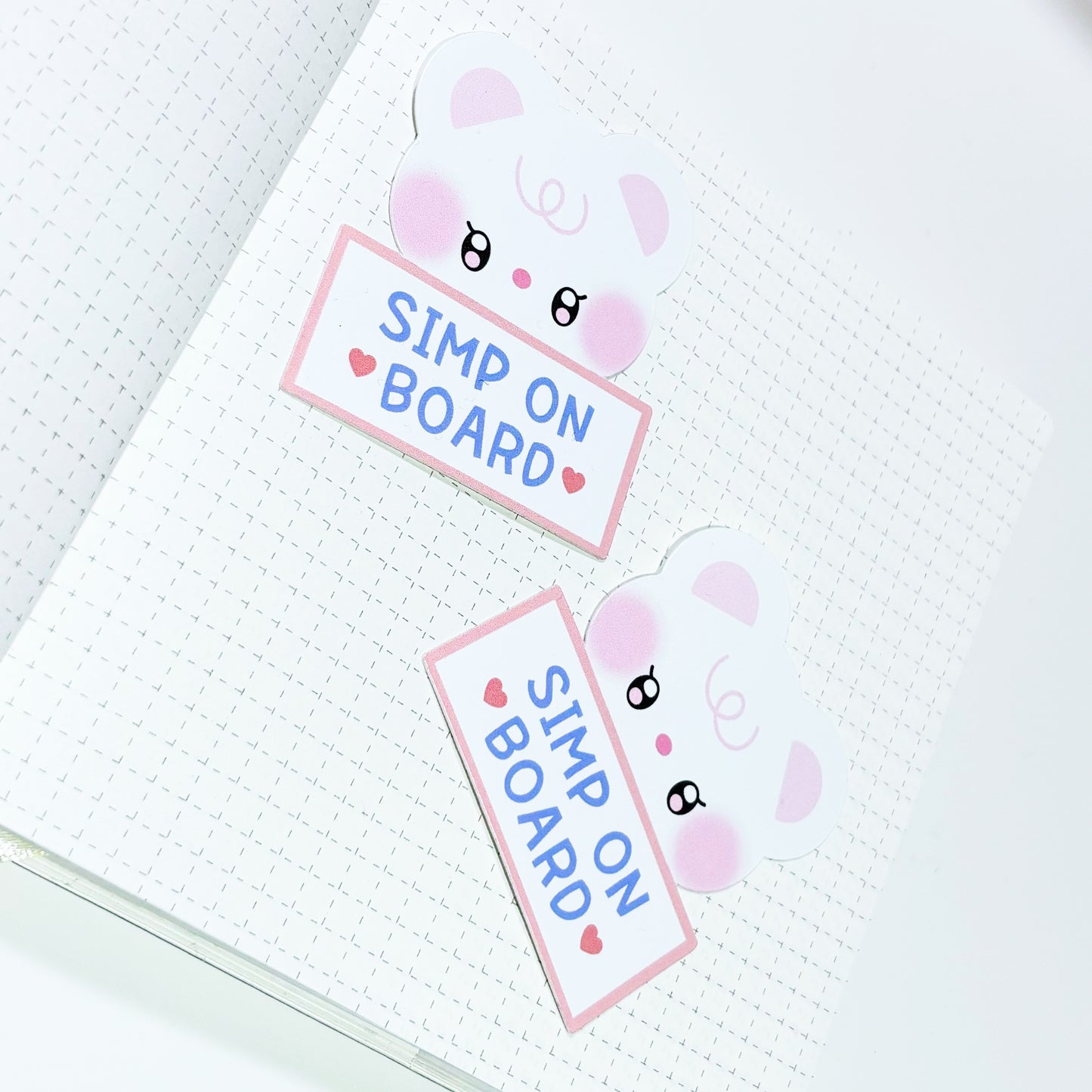 [borahstudio] "Simp On Board" Honey Die Cut Sticker