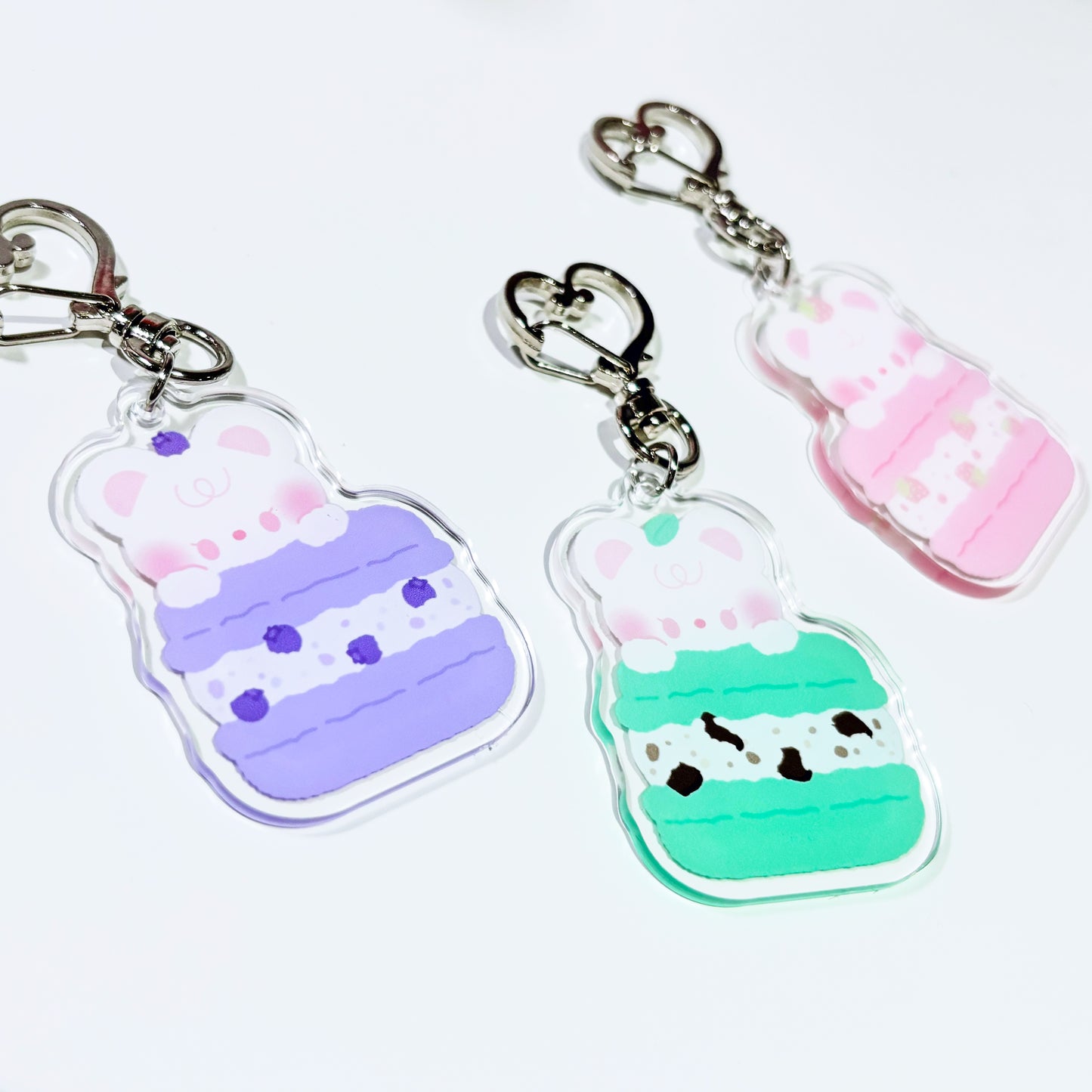 [borahstudio] Honey Macaron Keychain (3 colors)