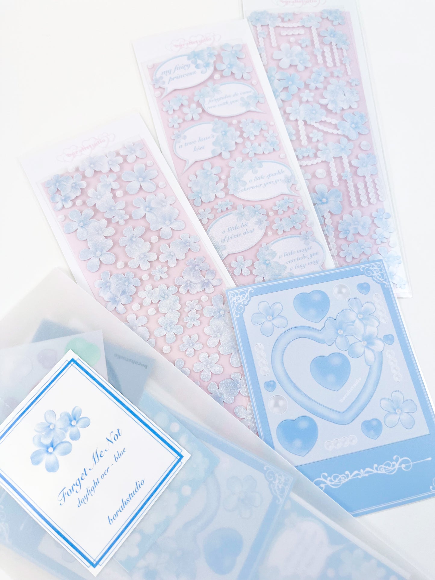 Forget Me Not Sticker Pack (BLUE)