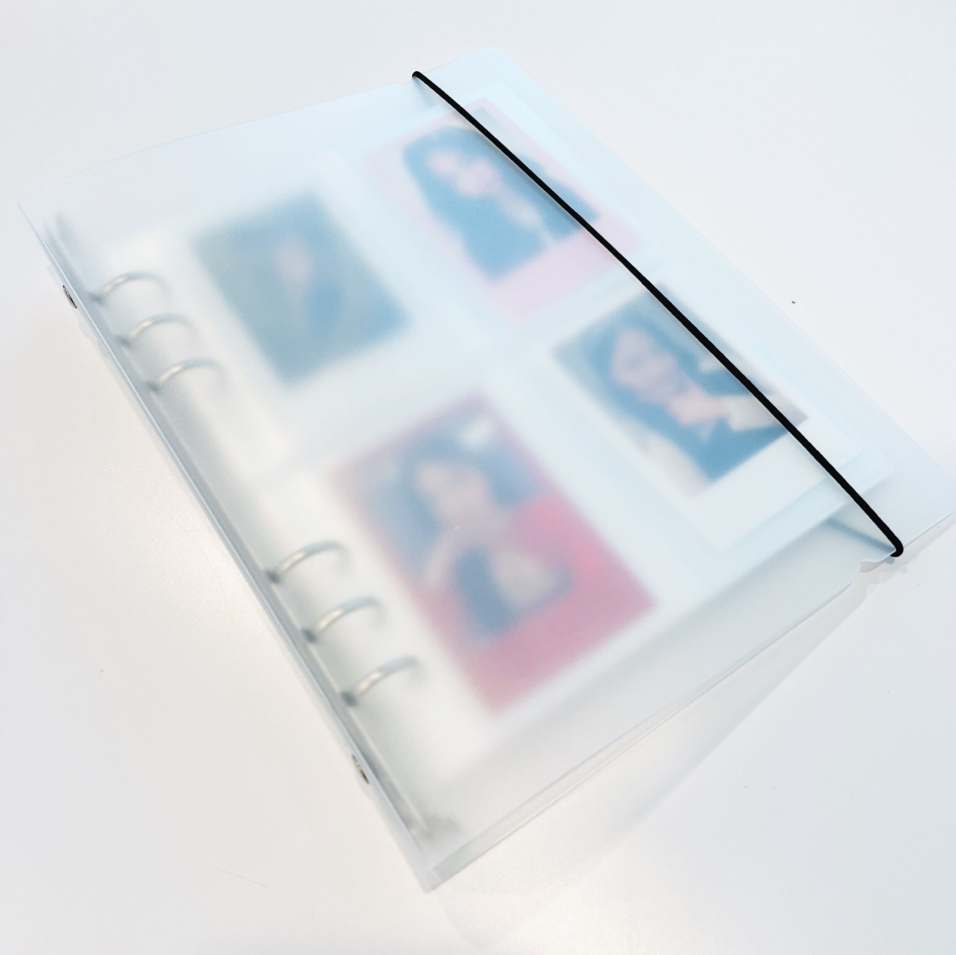 photo card binder a5 A5 Frosted Hard Cover Photocard/Polco Binder – Borah Studio