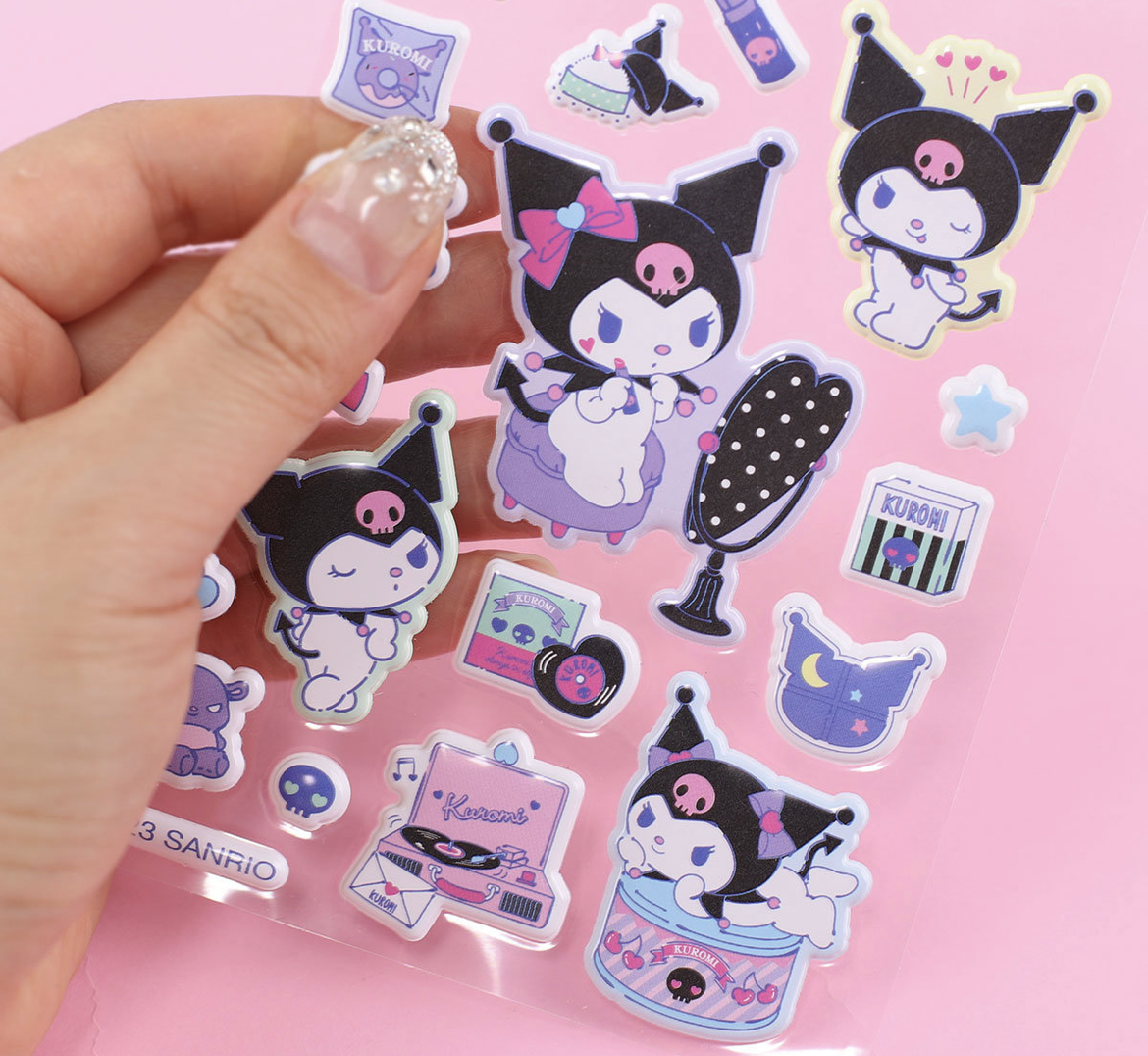 [Sanrio Korea] Enamel Deco Sticker (4 styles)