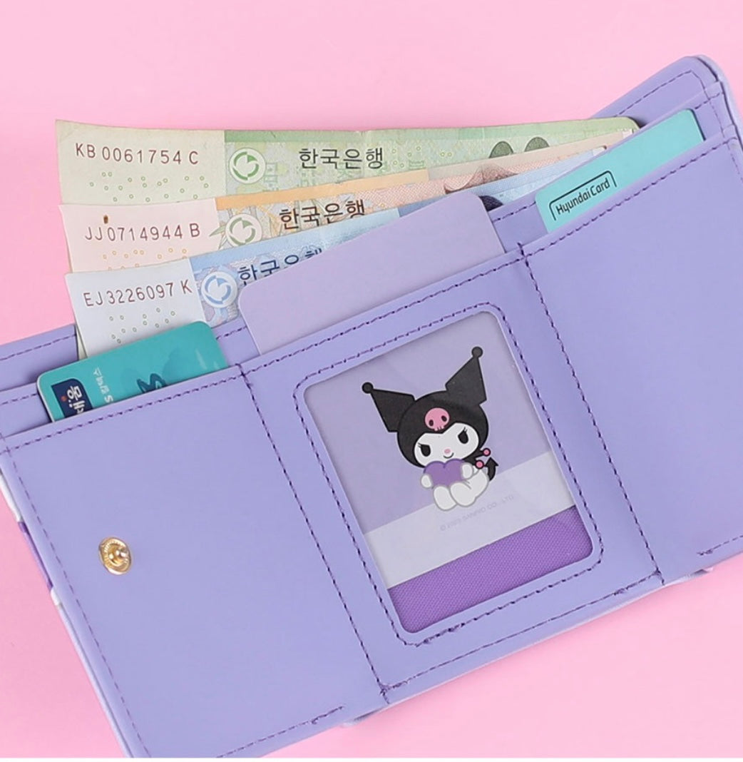 [Sanrio Korea] Tri-fold Wallet (3 styles)