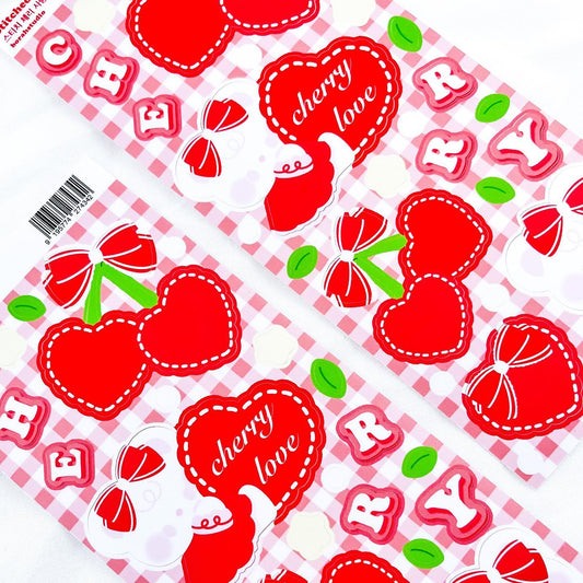 Big Stitched Cherry Love