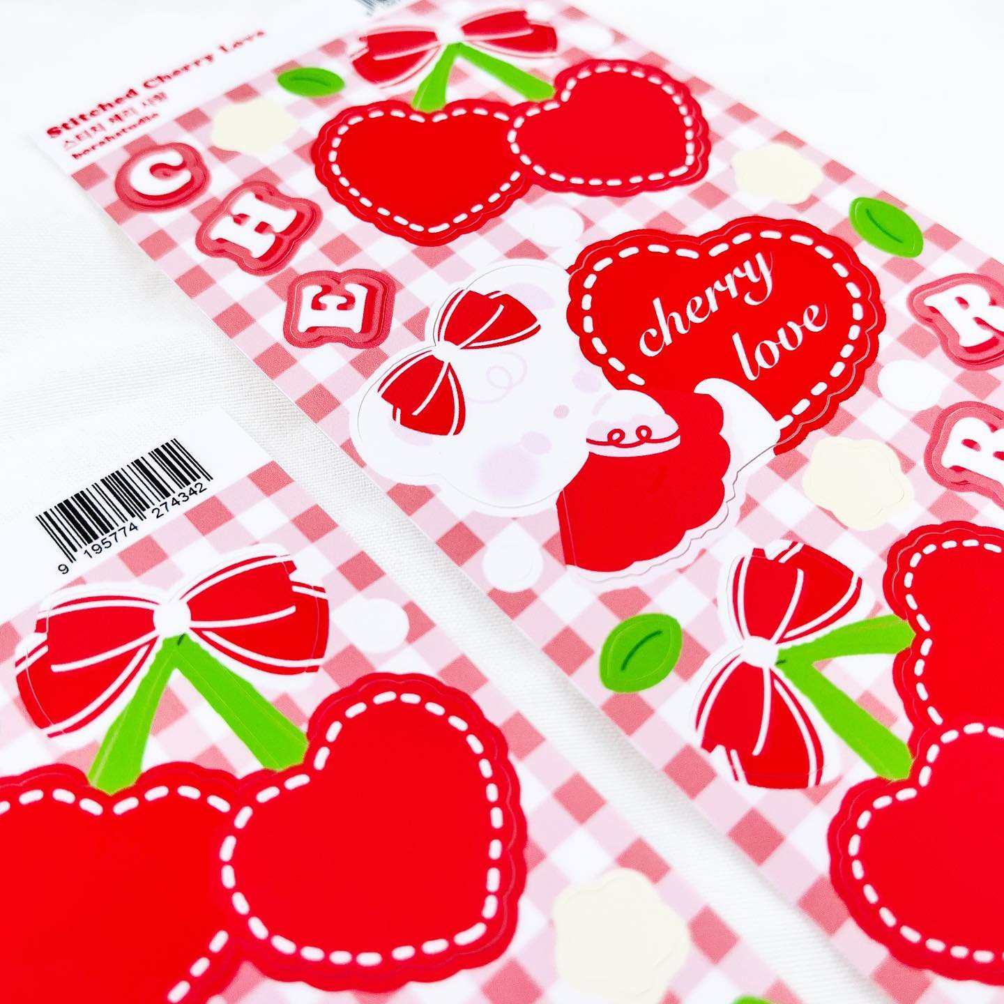 Big Stitched Cherry Love